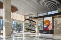 Spiral Stairs in EY Offices - Gurugram