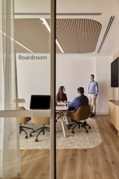 Booking Screen in MEGT Offices - Melbourne