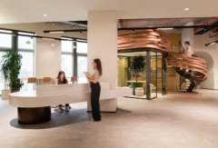 Spiral Stairs in Confidential Global Nutrition Company Hilltown Office - Istanbul