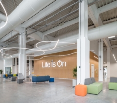 Atrium in Schneider Electric Hub - Novi Sad