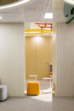 Acoustic Wall Panel in Cathay United Bank Offices - Hanoi