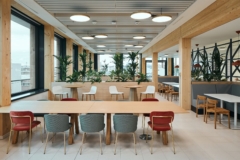 Acoustic Ceiling Baffle in Confidential Technology Company Offices - Frankfurt