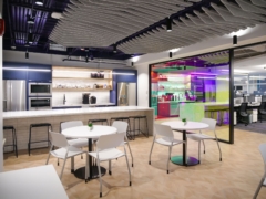 Acoustic Ceiling Baffle in Levata Offices - Chicago