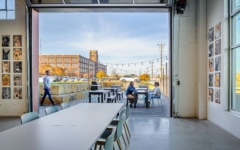 Roll-Up Door in Pope Design Group Offices - St. Paul
