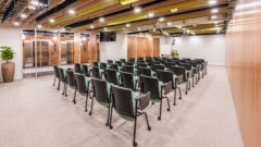 Acoustic Ceiling Baffle in Stone Offices - Sao Paulo