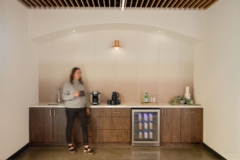 Acoustic Ceiling Baffle in Western Partitions, Inc. Offices - Lake Oswego