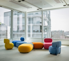 Sofas / Modular Lounge in TeamSystem Offices - Milan
