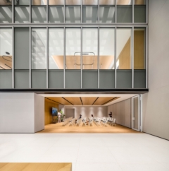 Folding / Moveable Walls in JE Furniture Offices - Foshan