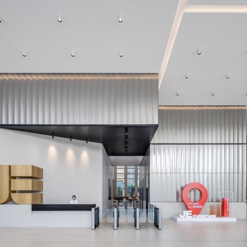 recent JE Furniture Offices – Foshan office design projects