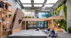 Gym / Fitness Center in Arc’teryx 'The Nest' Office - Vancouver