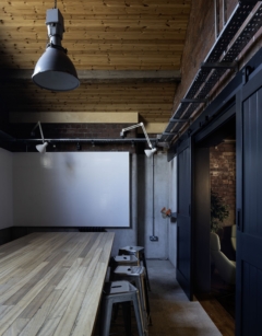 Barn Door - Experiment 1 in BHP Offices - Sheffield