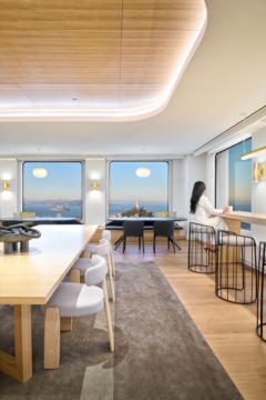 Bar Stool in Confidential Global Law Firm Offices - San Francisco