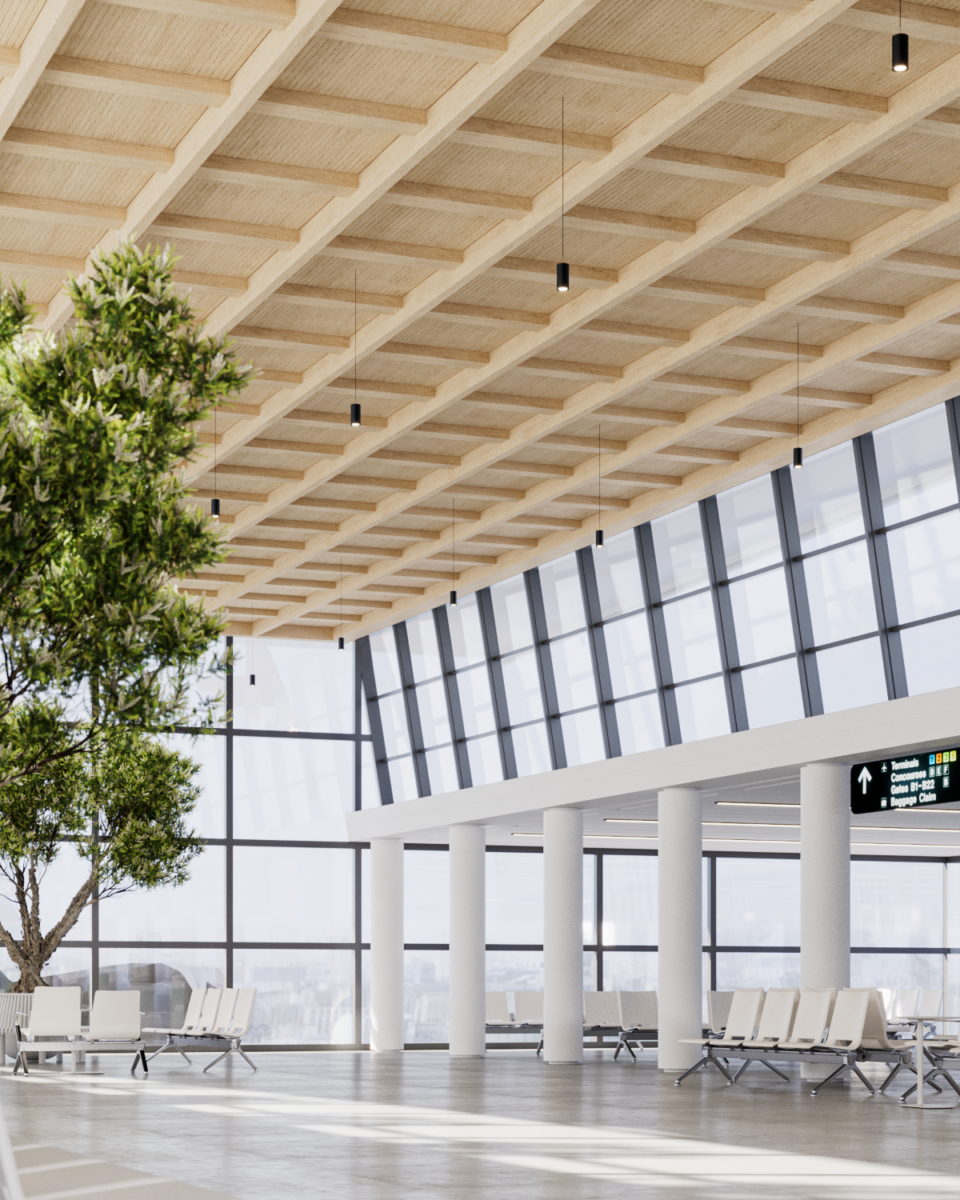 Impact Acoustic Modular Ceiling Grid Mero | Office Snapshots