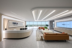 Reception / Waiting Area in TMEIC Offices - Houston
