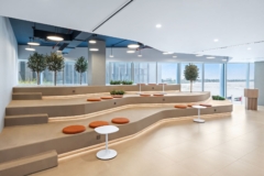 Colorful Exposed Ceiling - Strict 1 in Yas Holding Offices - Abu Dhabi