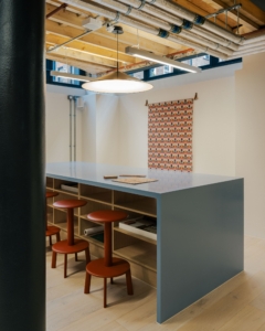 Low Stool in Whitepaper Offices - London