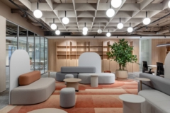 Acoustic Ceiling Baffle in Confidential Client Offices - Bucharest