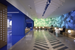 Acoustic Ceiling Baffle in EFI (Electronic For Imaging) Offices - Almassora