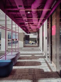 Booking Screen in Foodora Offices - Budapest