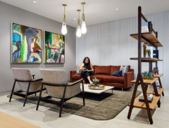 Stone Tile in Bank OZK Offices - Dallas