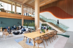 Sofas / Modular Lounge in T3 Bayside Office Development - Toronto