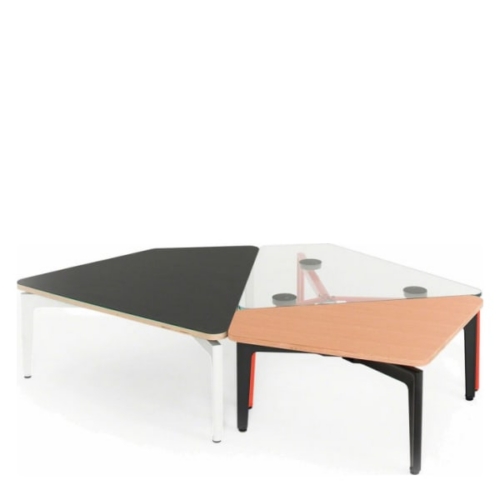 Bassline Asymmetrical Tables by Steelcase