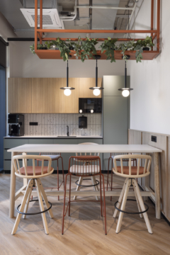 Wood in OXIA WorkHub Coworking Offices - Sofia