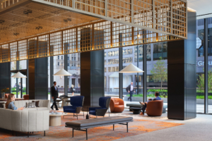 10 & 120 South Riverside Plaza Lobby and Amenity Space