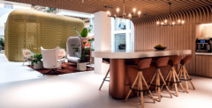 Counter in DLA Piper Offices - Amsterdam