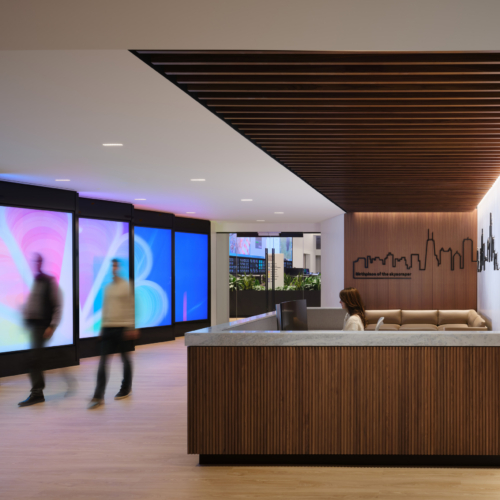 recent NBC Universal Offices – Chicago office design projects