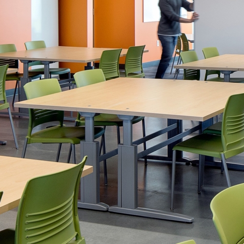 Genesis Height-Adjustable Desking System by KI